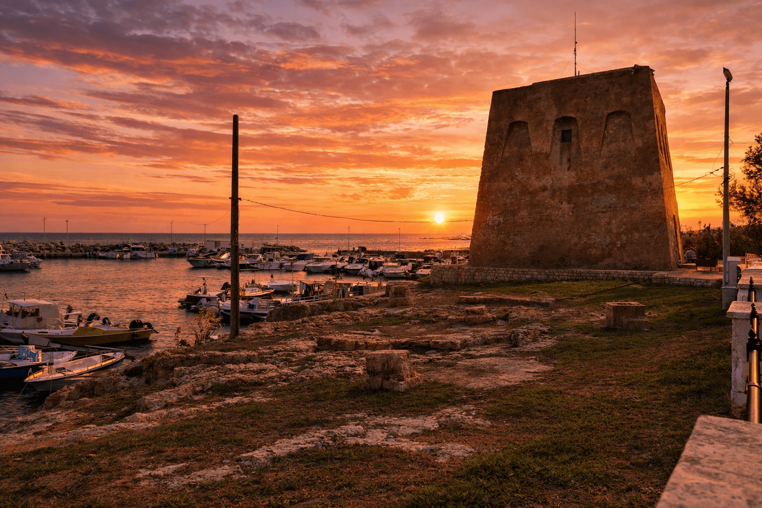 San Foca tramonto